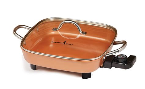 copper chef electric skillet box|copper electric skillet walmart.